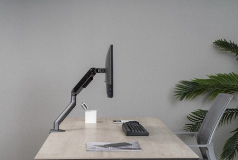 GEMBIRD GEMBIRD BIURKOWE REGULOWANE RAMIĘ/UCHWYT NA MONITOR 17-32, VESA 100X100MM, DO 9 KG, KOLOR SZARY