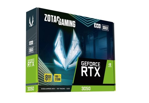 ZOTAC Karta graficzna ZOTAC GAMING GeForce RTX 3050 ECO SOLO 8GB
