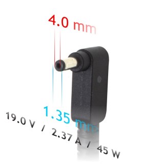 Akyga Zasilacz sieciowy Akyga AK-ND-54 do notebooka Asus (19 V; 2,37 A; 45W; 4 mm x 1.35 mm)