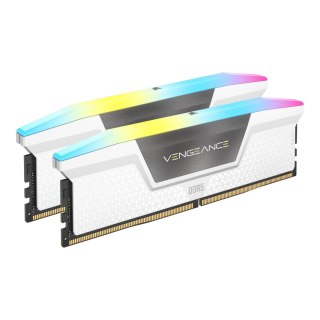 Corsair Memory Inc Pamięć DDR5 Corsair Vengeance RGB 32GB (2x16GB) 6400MHz CL36 1,35V White