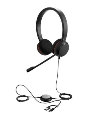 Jabra Słuchawki Evolve 20 USB-A amp C MS Stereo