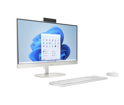 Hewlett-Packard HP AiO 24-cr0312nw Ryzen 5 7520 23.8" FHD IPS 250nits AG 16GB DDR5 SSD512 Radeon 610M Cam720p kB+Mouse Win11 Shell White 2Y