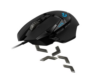 Logitech Mysz Logitech G502 Gaming HERO EU 910-005471 (optyczna; 16000 DPI; kolor czarny)
