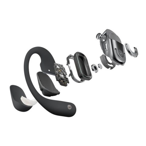 SHOKZ Słuchawki douszne bezprzewodowe Shokz OpenFit 2+ czarne