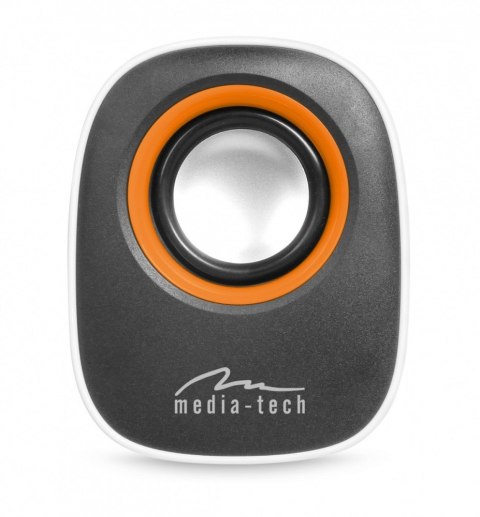 Media-Tech Głośniki IBO MT3137W Stereo/Jack 3,5/USB/RMS 6W