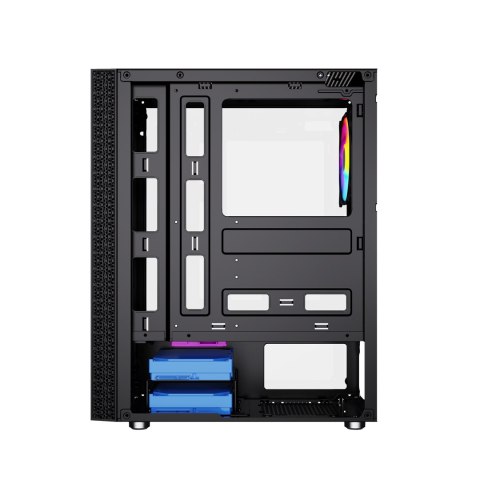GEMBIRD GEMBIRD OBUDOWA FORNAX 2500 MIDI-TOWER (1X USB 3.0, 2X USB 2.0, HD AUDIO, SZKLANY PANEL BOCZNY) CZARNA