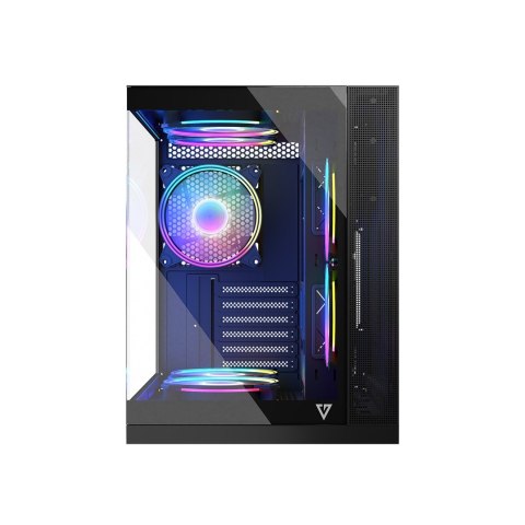 MODECOM MODECOM OBUDOWA VOLCANO PANORAMA APEX ARGB 3F MIDI BLACK