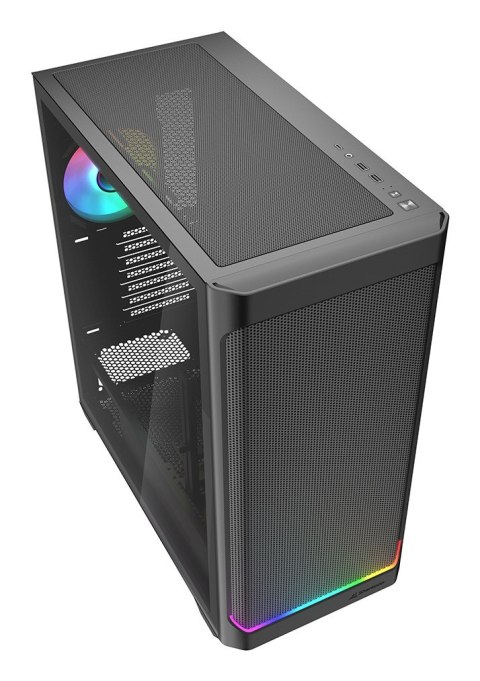 Sharkoon Obudowa Sharkoon AK4W RGB ATX z 1 szklanym panelem