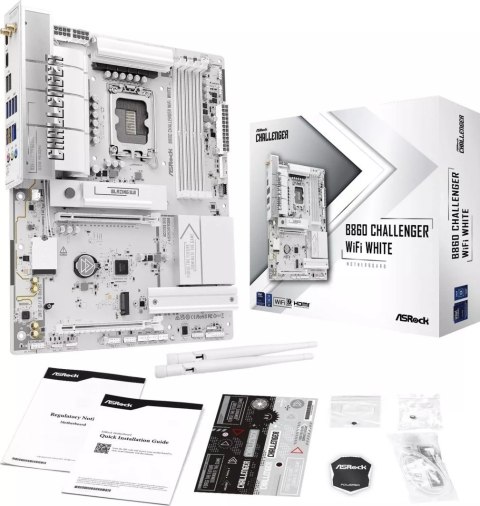Asrock Płyta główna Asrock B860 CHALLENGER WIFI WHITE