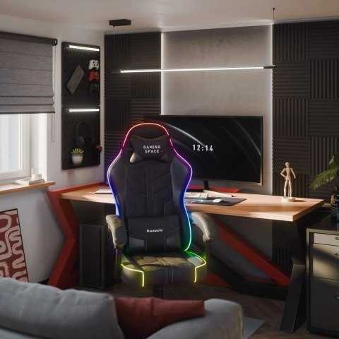 Huzaro Fotel gamingowy Huzaro Force 2.7 RGB Black