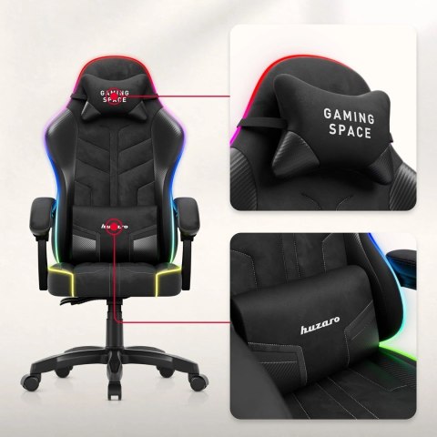Huzaro Fotel gamingowy Huzaro Force 2.7 RGB Black
