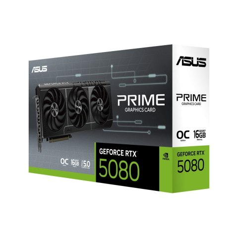 ASUS Karta graficzna ASUS PRIME GeForce RTX 5080 OC 16GB