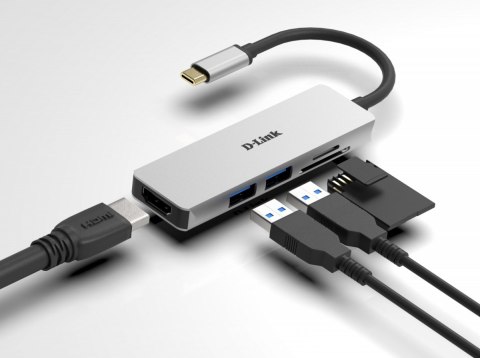 D-Link D-Link DUB-M530 HUB USB-C USB 3.0 HDMI SD/microSD