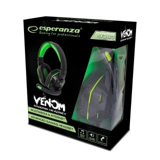 Esperanza ESPERANZA SŁUCHAWKI Z MIKROFONEM DLA GRACZY VENOM EGH380
