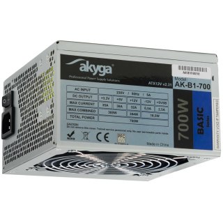 Akyga Zasilacz Akyga AK-B1-700 (700 W; Pasywne; 120 mm)