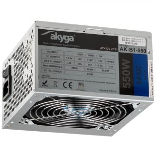 Akyga Zasilacz Akyga Basic AK-B1-550 (550 W; Pasywne; 120 mm)