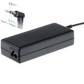 Akyga Zasilacz sieciowy Akyga AK-ND-26 do notebooka Compaq, HP (19,5 V; 4,62 A; 90W; 4.5 mm x 3 mm)