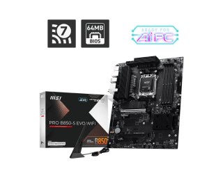 MSI Płyta główna PRO B850-S EVO WIFI AM5 4DDR5 ATX