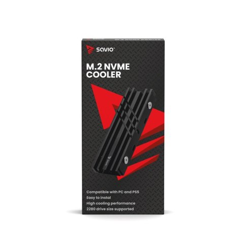 SAVIO SAVIO CHŁODZENIE DO DYSKÓW M.2 NVME 2280 COOLER AK-60
