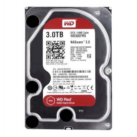 WD Red 3TB 3,5" (WD30EFRX)