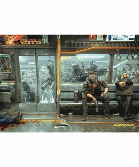 Cenega Publishing Puzzle Good Loot Gaming: Cyberpunk 2077 - Metro, 1000 elementów