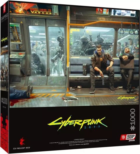 Cenega Publishing Puzzle Good Loot Gaming: Cyberpunk 2077 - Metro, 1000 elementów