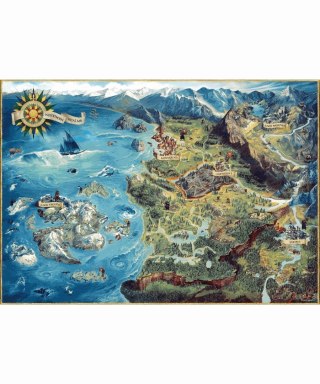 Cenega Publishing Puzzle Good Loot: The Witcher - The Northern Realms Map, 1000 elementów