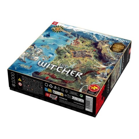 Cenega Publishing Puzzle Good Loot: The Witcher - The Northern Realms Map, 1000 elementów