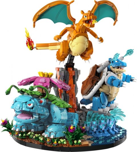 LEGO Klocki Pokemon 72153 Venusaur, Charizard i Blastoise