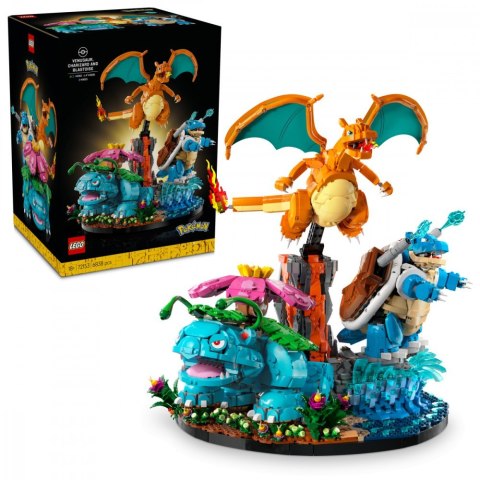 LEGO Klocki Pokemon 72153 Venusaur, Charizard i Blastoise