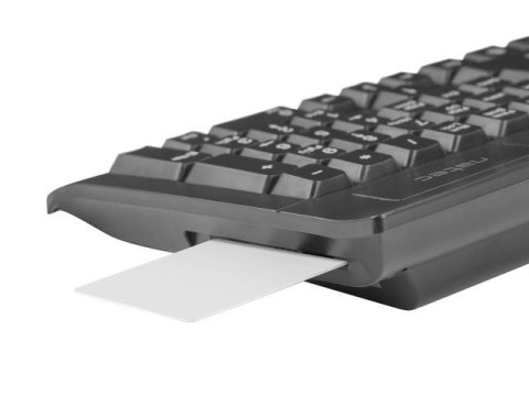 Natec Klawiatura Moray z czytnikiem kart smart ID