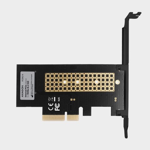 AXAGON PCEM2-N Adapter wewnetrzny PCIe x4, 1x M.2 NVMe M-key slot, SP & LP
