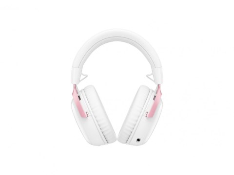 HyperX Zestaw słuchawkowy gamingowy Cloud III S bezprzewodowy biały-różowy - DG0R2AA