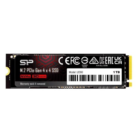 Silicon Power Dysk SSD Silicon Power UD90 1TB M.2 2280 PCIe Gen4x4 NVMe 1.4 (4800/4200 MB/s)