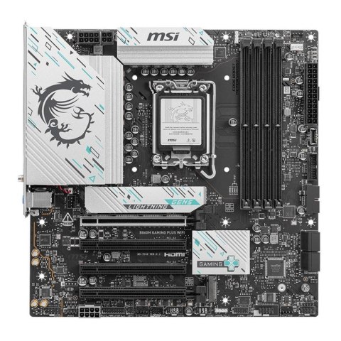 MSI Płyta MSI B860M GAMING PLUS WIFI /B860/DDR5/SATA3/M.2/TB4/WiFi/BT/PCIe5.0/s.1851/M-ATX