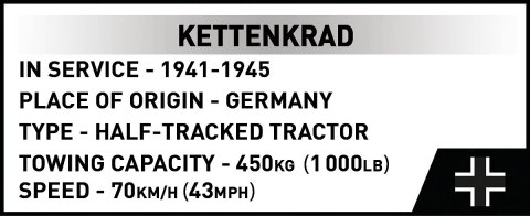 Cobi Klocki Klocki Kettenkrad 239 klocków