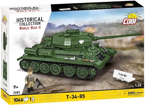 Cobi Klocki Klocki T-34-85 1046 klocków