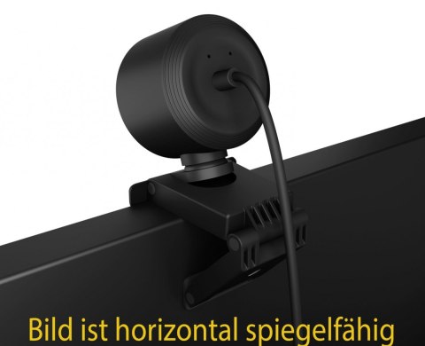 IcyBox Kamera internetowa IB-CAM502-HD Full HD, matryca CMOS, śledzenie AI, WDR, pilot zdalnego sterowania