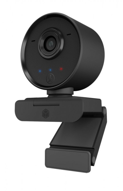 IcyBox Kamera internetowa IB-CAM502-HD Full HD, matryca CMOS, śledzenie AI, WDR, pilot zdalnego sterowania