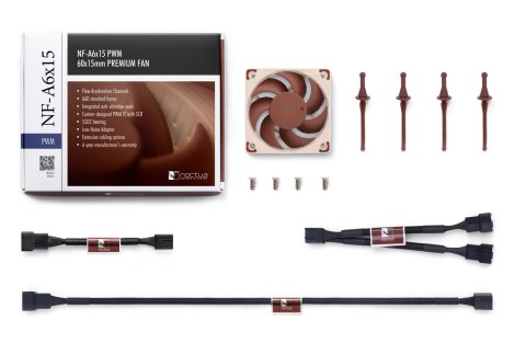 Noctua Wentylator NOCTUA NF-A6x15 PWM Slim 60x15mm