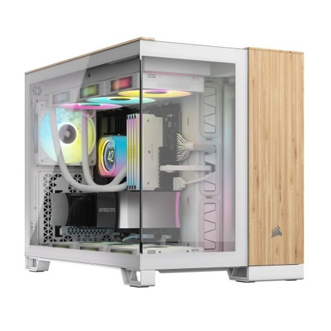 Corsair Obudowa Corsair 2500X WHITE/BAMBOO