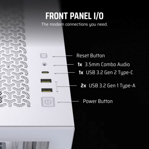 Corsair Obudowa Corsair 3500X RSR ARGB Tempered Glass Mid-Tower, White