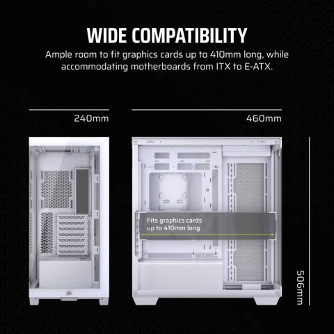 Corsair Obudowa Corsair 3500X RSR ARGB Tempered Glass Mid-Tower, White