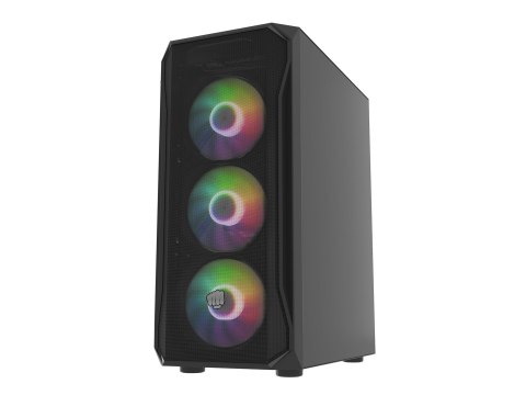FURY FURY OBUDOWA KOMPUTEROWA FURY SHOBO SH4F RGB MIDI Z OKNEM CZARNA