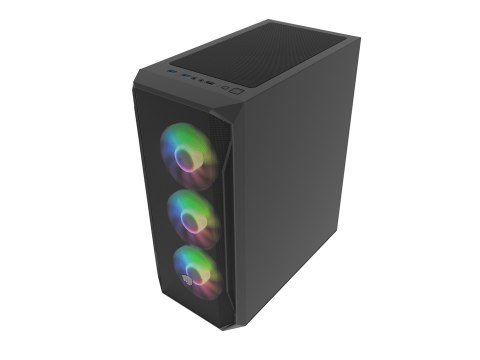 FURY FURY OBUDOWA KOMPUTEROWA FURY SHOBO SH4F RGB MIDI Z OKNEM CZARNA