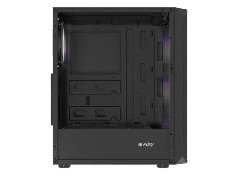 FURY FURY OBUDOWA KOMPUTEROWA FURY SHOBO SH4F RGB MIDI Z OKNEM CZARNA
