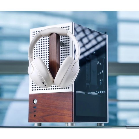 Jonsbo Obudowa PC Jonsbo T6 Mini-Tower, Mini-ITX, szkło hartowane, drewno - srebrna