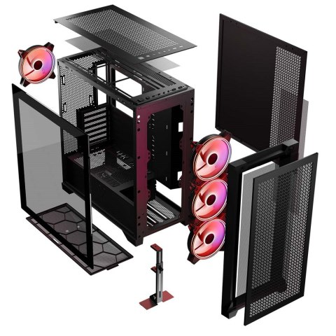 MODECOM MODECOM OBUDOWA VOLCANO EXPANSE T APEX ARGB MIDI BLACK