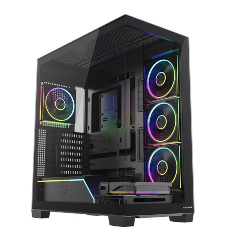 MODECOM MODECOM OBUDOWA VOLCANO STELLAR PLUS ARGB MIDI 5F BLACK