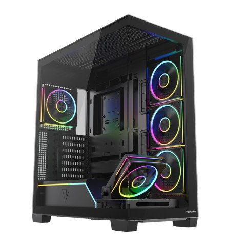MODECOM MODECOM OBUDOWA VOLCANO STELLAR PLUS ARGB MIDI 5F BLACK